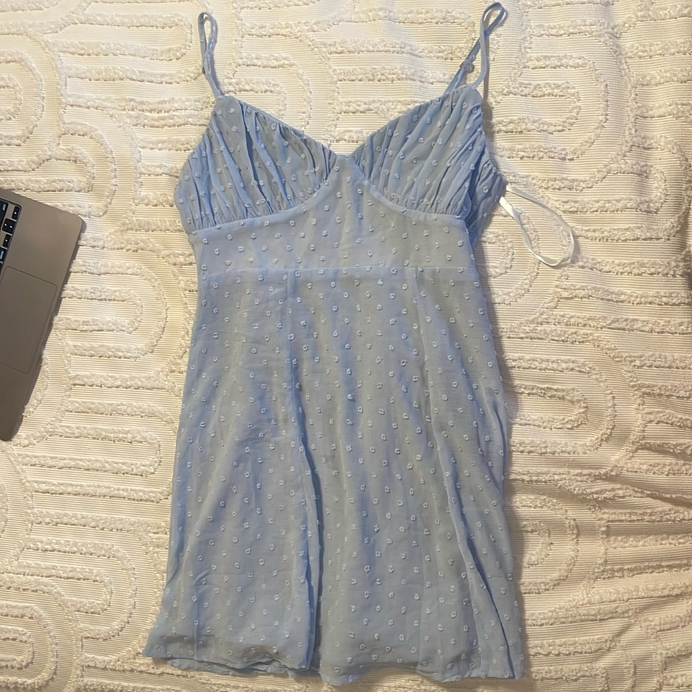 Hello Molly, US Large, blue mini dress